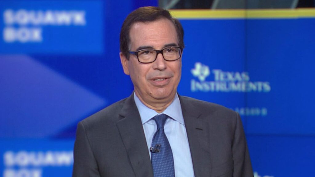 Secretary Mnuchin Says President Trump's Top Priorities Include Tax Cuts