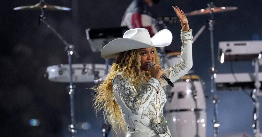 Beyoncé Performs Hit Song 'cowboy Carter' On Netflix's Christmas Nfl