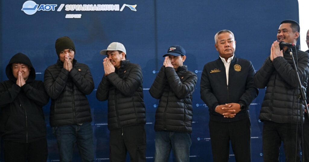 5 Thai Hostages Return Home After Being Released In Hamas