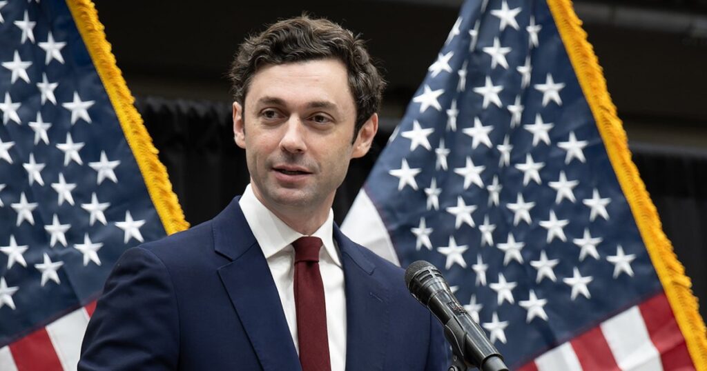 Senator John Ossoff Supports Trump Blast Each