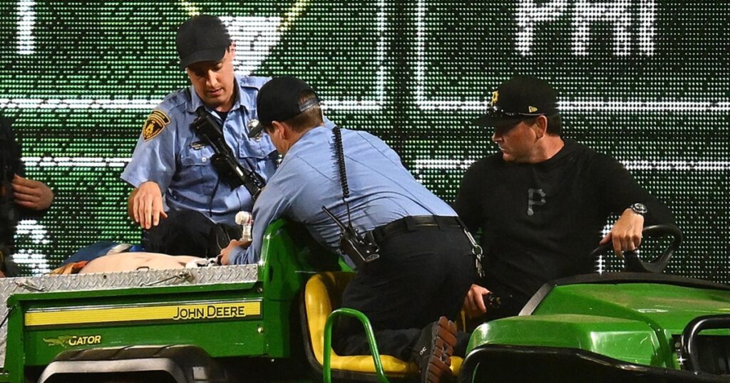 Man Seriously Injured After Falling From The Stands In A