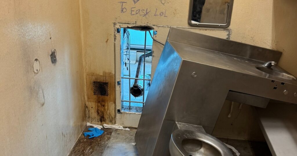 The Photo Shows Their Escape Route