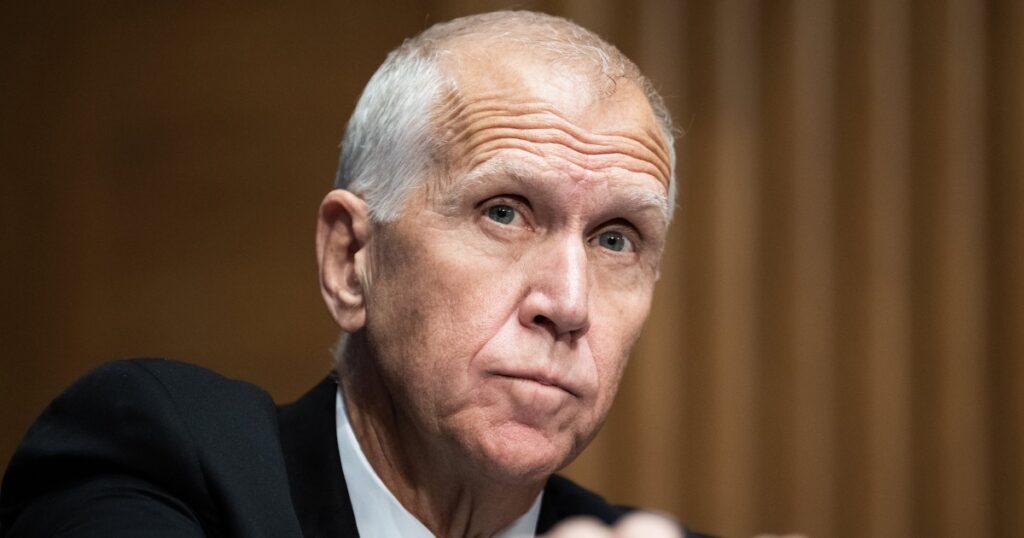 Gop Senator Tom Tillis Says Hegses Is "from His Depth"
