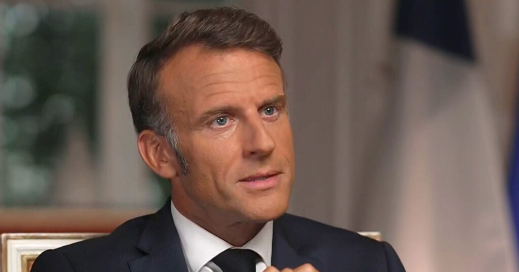 French President Emmanuel Macron Says He Doesn't Believe Putin Is