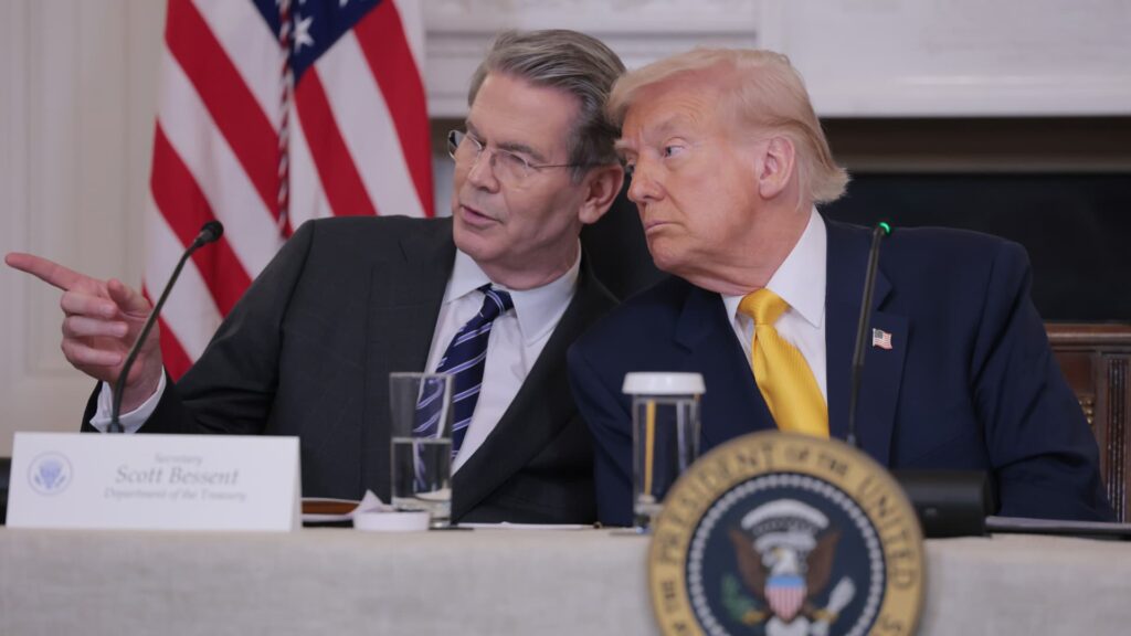 Trump Hopes Treasury Secretary Bescent Will Feed The Chairs, But