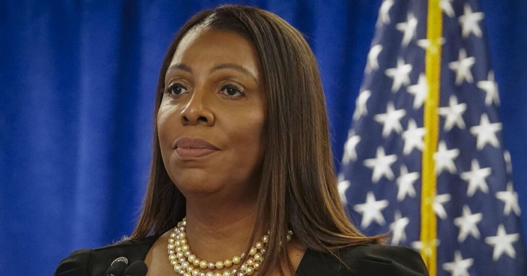 Grand jury indicts new york attorney general letitia james