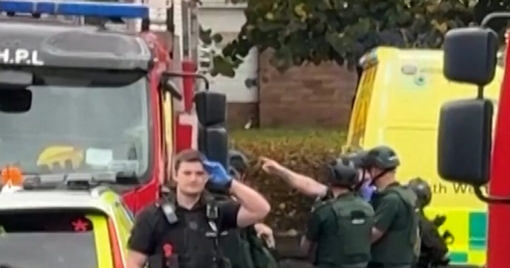 Police say four people were injured after the synagogue attack