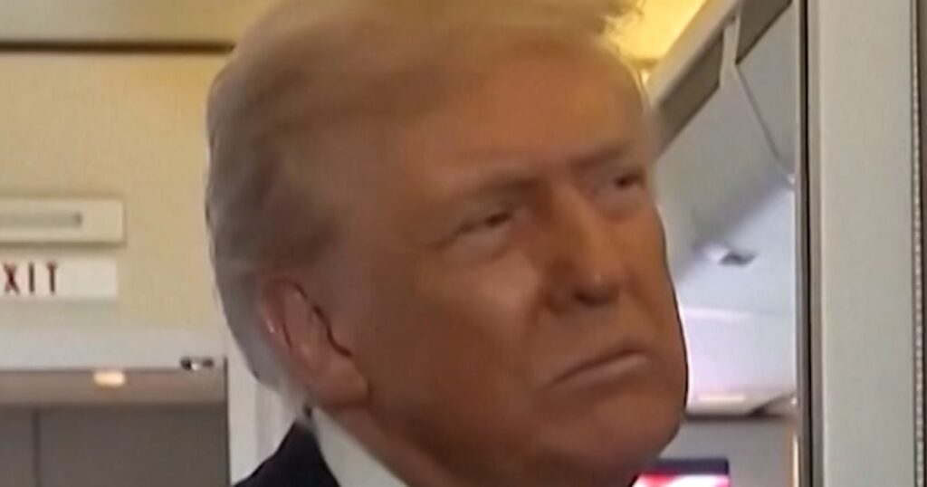 President trump: ``i don't think i'll go to heaven''