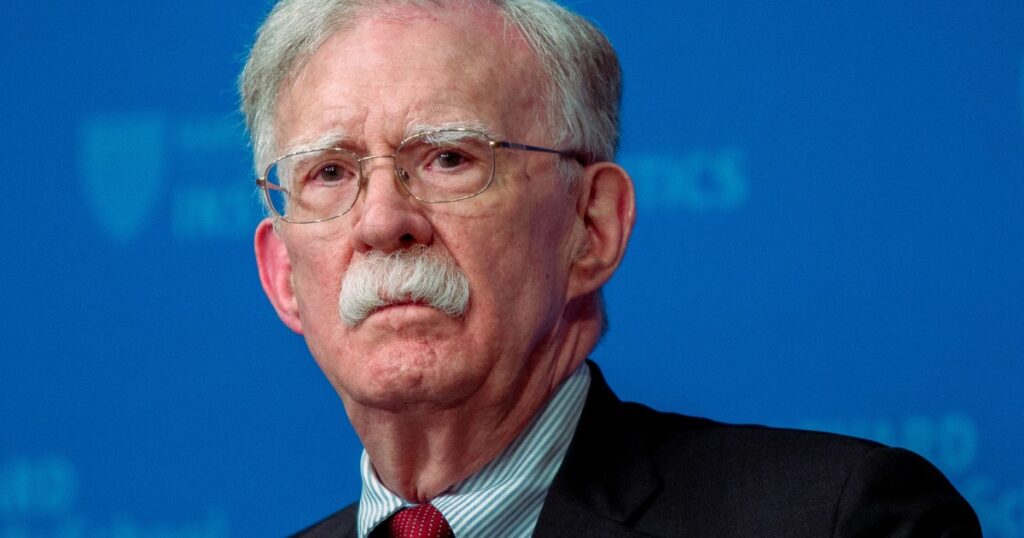 Trump critic and former national security adviser john bolton will
