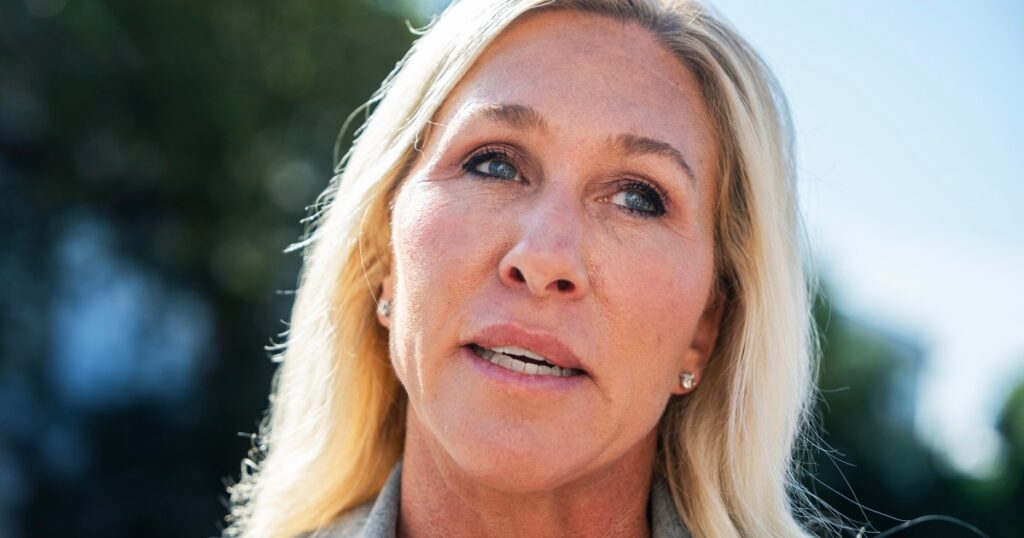 Marjorie taylor greene slams president trump for not focusing on