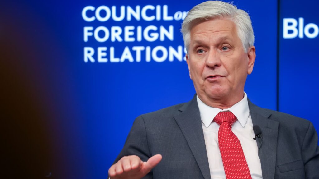 Watch fed director christopher waller talk about interest rates and