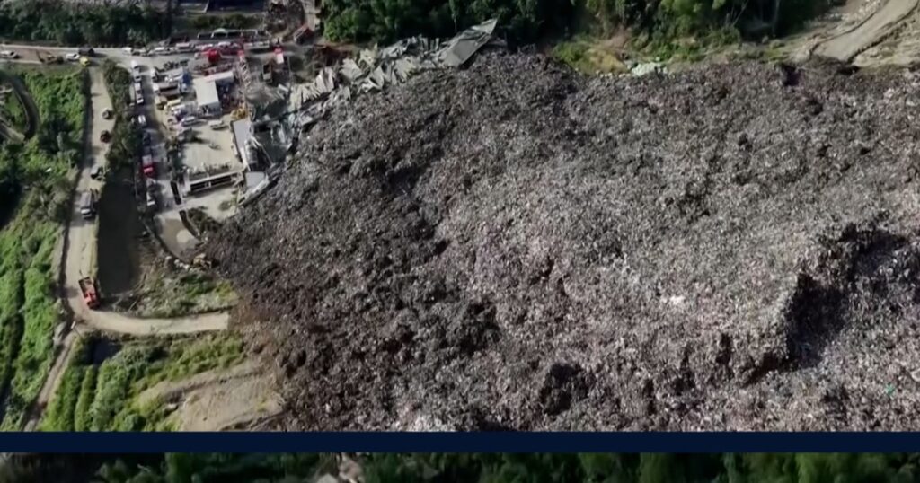 Dozens missing in philippines trash avalanche