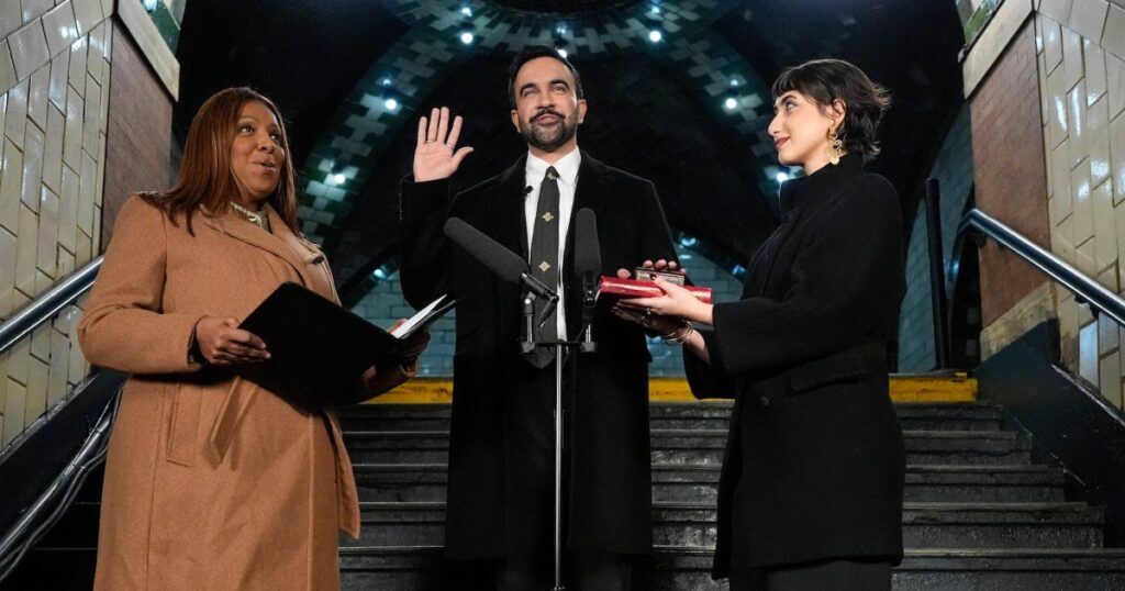 Zoran mamdani takes office as new york mayor, aiming to