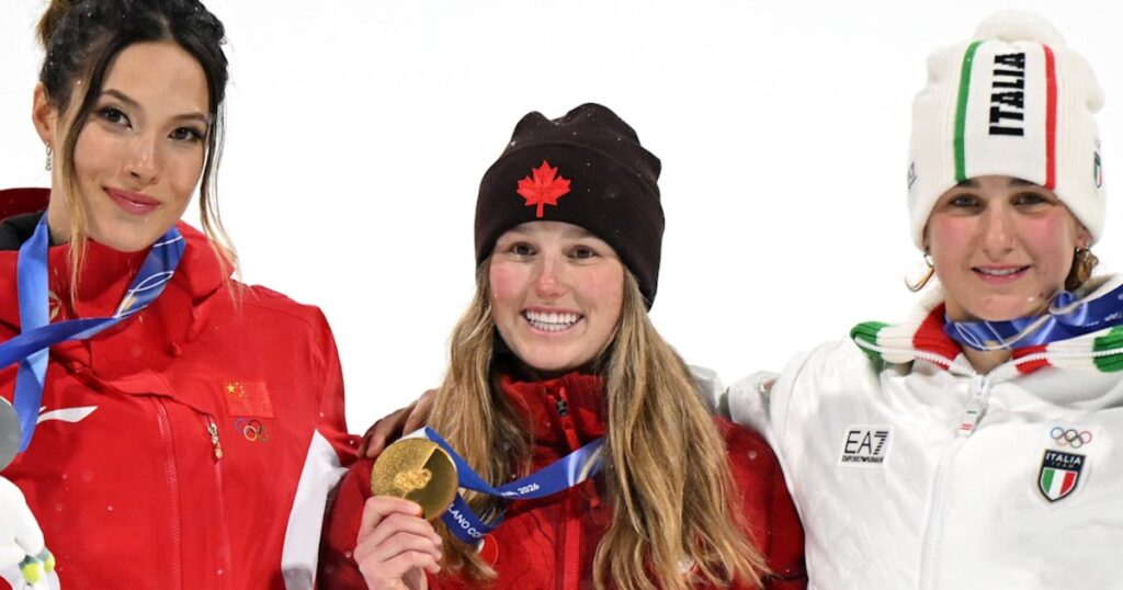 Megan oldham wins gold in women's big air