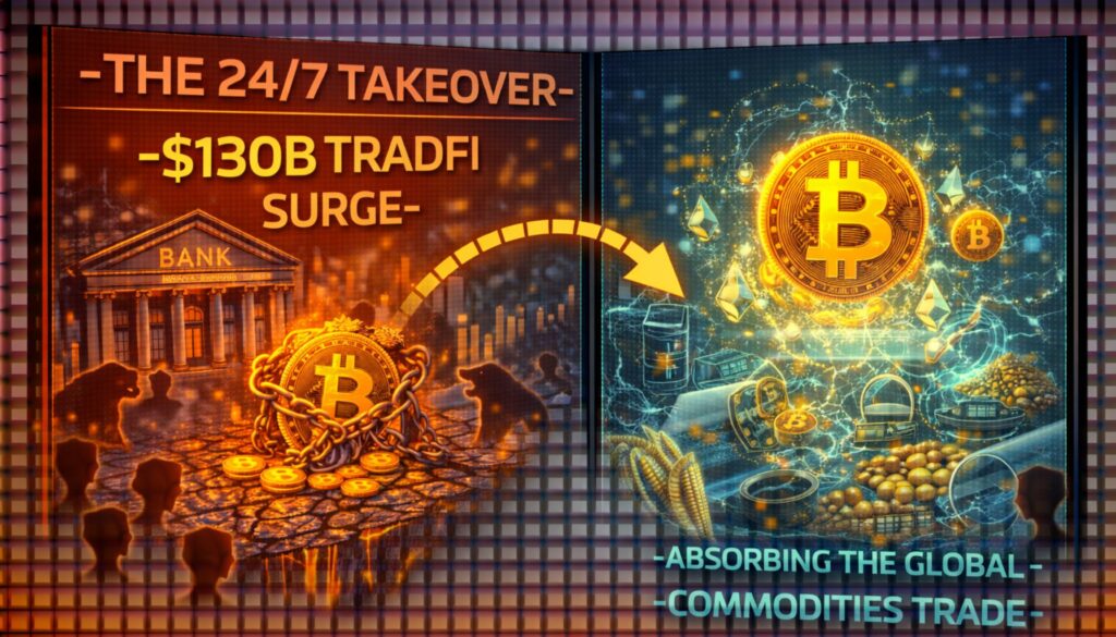 24/7 takeover: how cryptocurrency’s $130 billion tradfi surge is absorbing