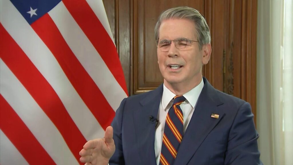 Bessent said the Treasury Department does not intervene in oil commodity markets and does not have the authority to do so. Bessent said the treasury department does not intervene in oil