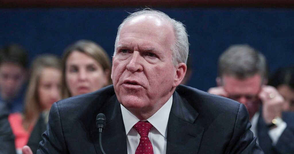 Justice department intensifies investigation into president trump target john brennan