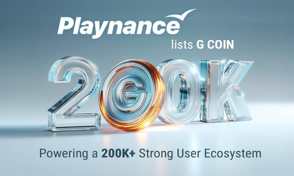 Playnance announces g coin launch ahead of token generation event