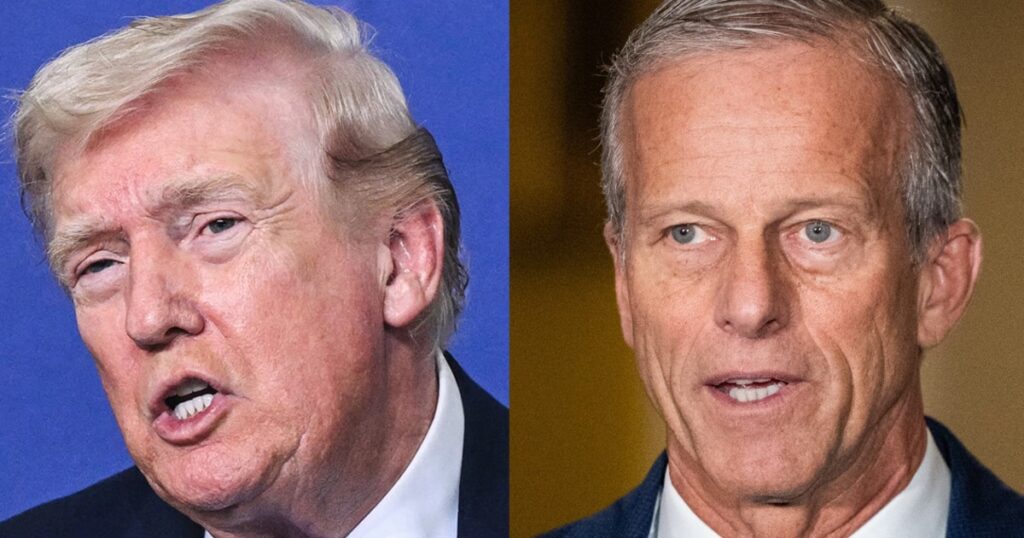 President trump pushes republicans into a corner by shutting down