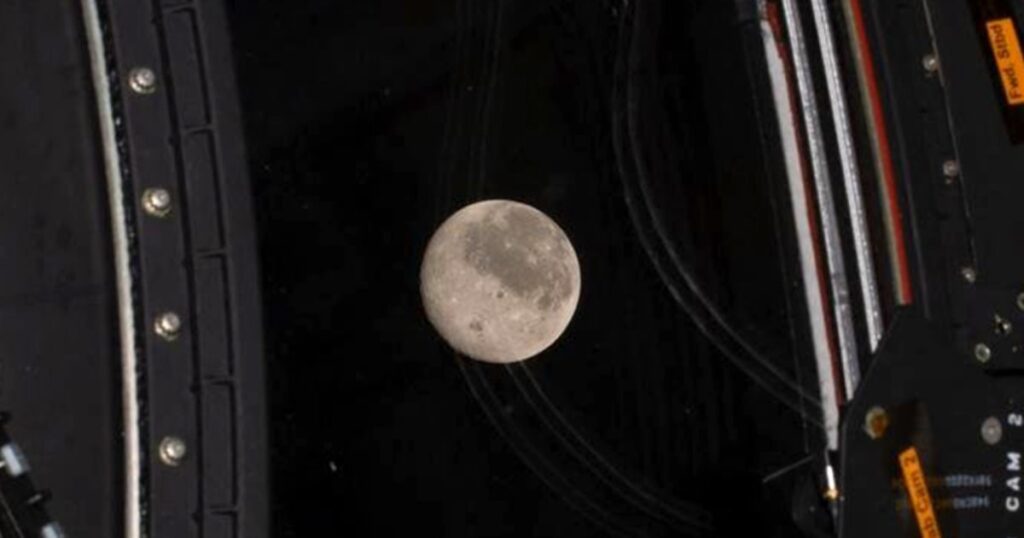 See photos of the dark side of the moon taken