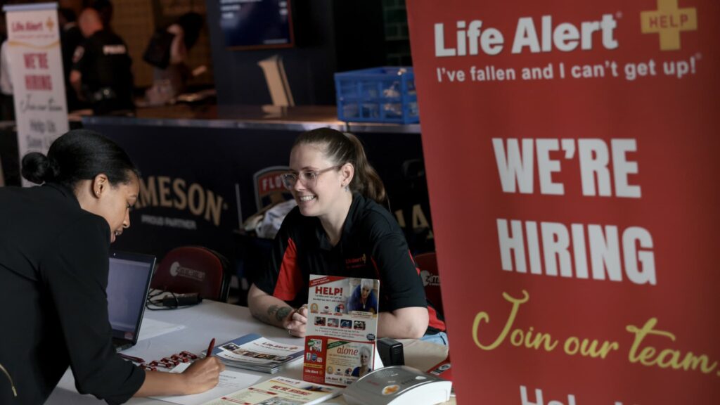 Private payrolls rose by 109,000 people in april, exceeding expectations,