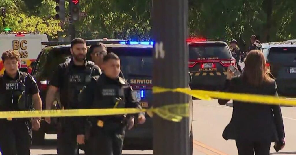 Secret service shoots and kills armed man who fired at