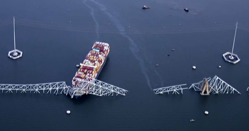 Ship operator involved in baltimore bridge collapse charged with misconduct