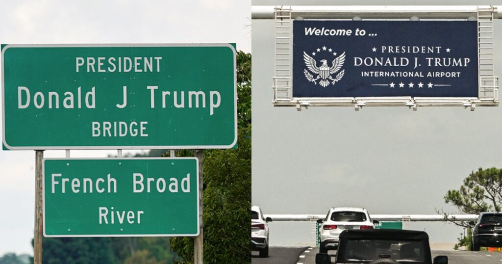 Florida airport and tennessee bridge to be renamed after president
