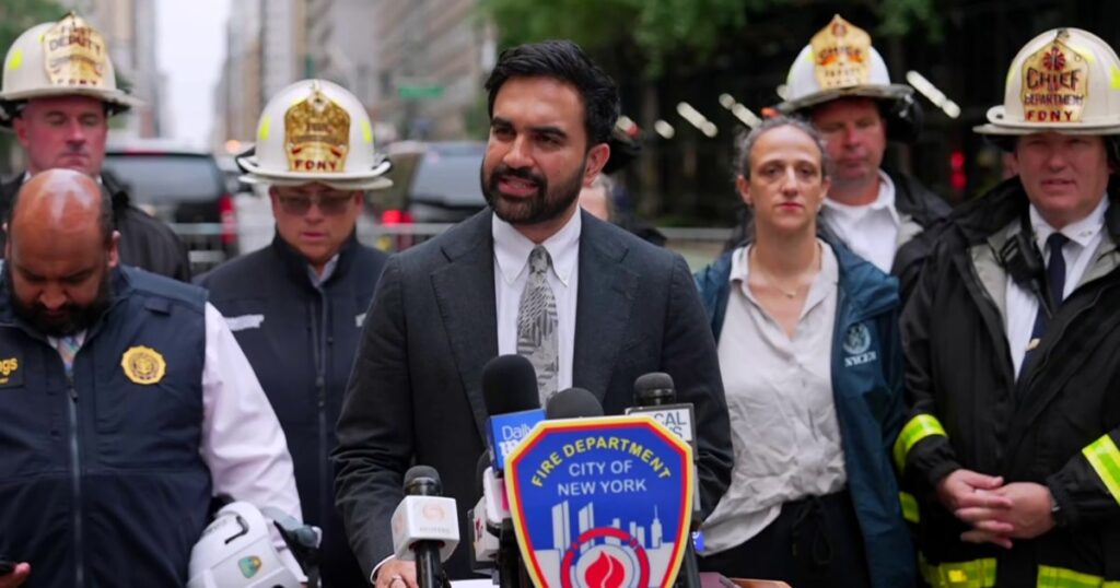 Mamdani and officials release latest information on manhattan building's buckling
