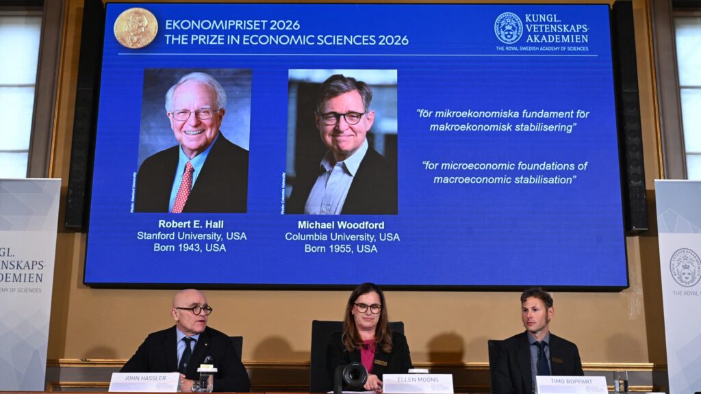 Nobel prize in economics awarded to Robert E. Hall and